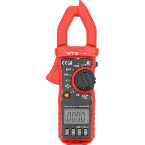 Stromzangen-Multimeter TRUE RMS AC/DC 10 mA–1000 A (1/5)