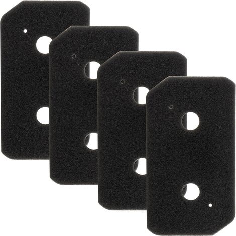 4-teiliges Set 12007650 Schwammfilter Trocknerfilter kompatibel mit Bosch Siemens Wärmepumpentrocknern Schaumstofffilter Wäschetrockner Schaumstoff