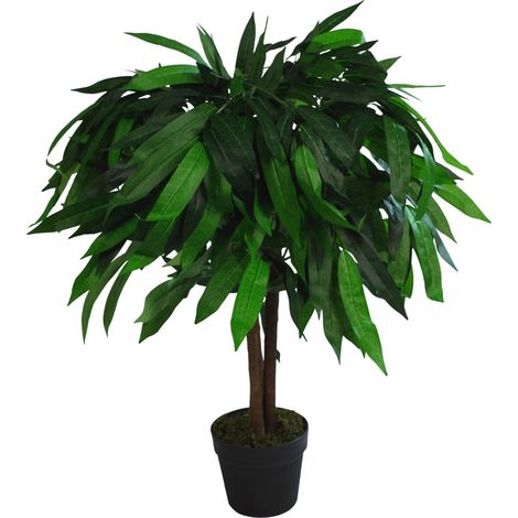 80cm Tall Large Artificial Mango Tree Plant (1/5)