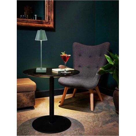 Lampada 10 Watt Luce Bianca Calda Naturale Lume Da Tavolo Ricaricabile Usb Verde (1/4)