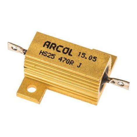 Resistenza di potenza 470r 25w Metalic Arcol 470r-25w-arcol