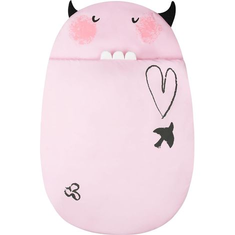 Sac de Couchage Coton 0-18 Mois pour Garçon et Fille - Wrap Couverture Bébé (Light Pink) (1/4)