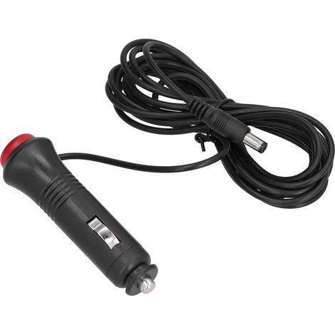 Câble allume-cigare voiture avec adaptateur et bouton interrupteur, prise 12V pour véhicules, chargeur de courant (1/5)