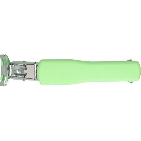 Lot de pinces de plat anti-brûlure en acier inoxydable antidérapant pour bol chaud, vert (1/5)