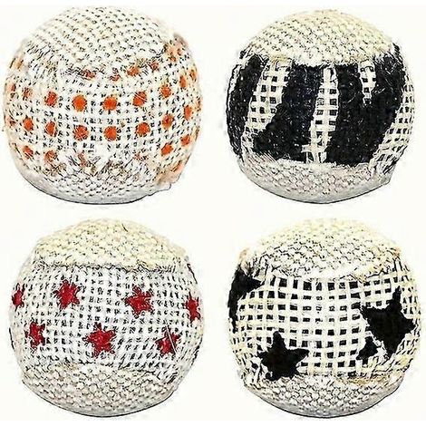 Balle en sisal, jouet interactif pour chat, avec fonction de poursuite et de production sonore, un accessoire amusant adapté aux chatons et aux petits chats. (1/5)