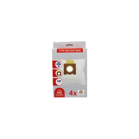 4 sacchetti di microfibra H81 per aspirapolvere Hoover 35601865