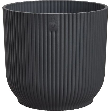 Vaso Vibes Fold Round Mini D 9 x h 9 cm Antracite ELHO