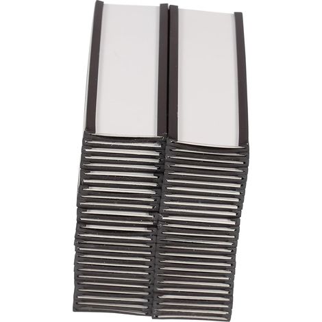 Porte-étiquettes magnétiques VILLCASE 76 x 25 mm, clips pour (1/5)