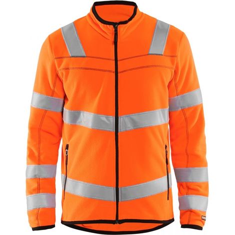 Veste de travail micropolaire haute visibilité 4941 - Orange fluo XS (1/2)
