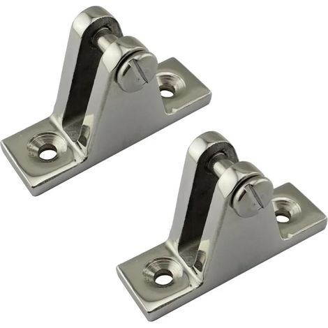 Charnière de Pont réglable en Acier Inoxydable 316, Montage latéral Robuste for matériel Marin(2pcs) (1/5)