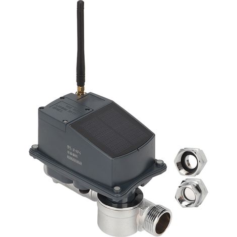 Programmateur d'arrosage WiFi intelligent avec panneau solaire, contrôle à distance, filetage G1 vers G3/4, batterie lithium, étanche IP66 pour jardin (1/5)