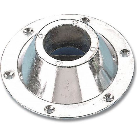 Supporto per base tavolo in alluminio anodizzato da esterno per tubo mm 60