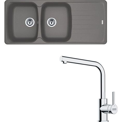 Pack évier Antea Fragranit stone 1160 x 500 x 210 mm + mitigeur Lina L - Franke (1/5)