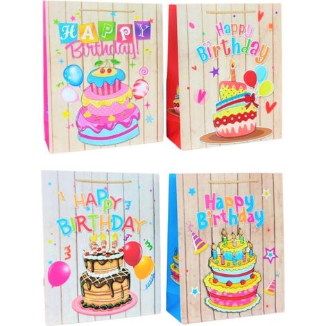 Borsa regalo 3D glitterata per il compleanno di M