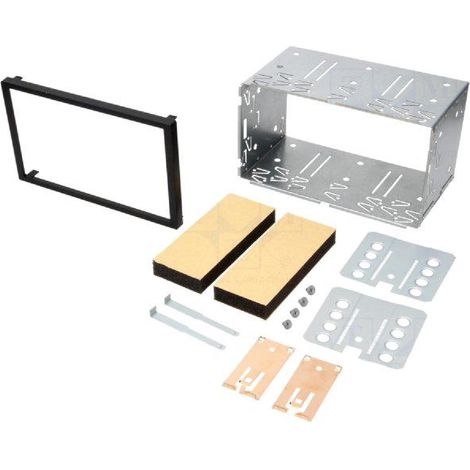 Kit 2DIN compatible avec Citroen Ford Mercedes Peugeot Renault ... 110x188.5mm Radio 7p