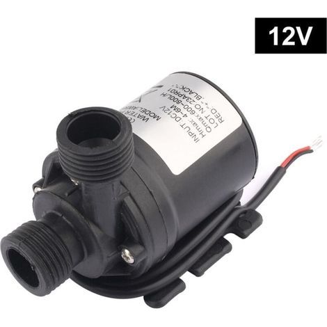 12V Wasserpumpe, bürstenlose Tauchpumpe, für die Wasserzirkulation in Schwimmbädern, Solarbrunnen, Aquarien und Teichen (1/4)