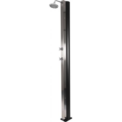 Douche de piscine solaire, douche extérieure 30L-Acier inoxydable-Acier inoxydable-15 -- (1/5)