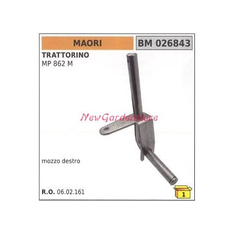 Mozzo Dx ruota MAORI trattorino rasaerba tosaerba tagliaerba MP 862 M 026843