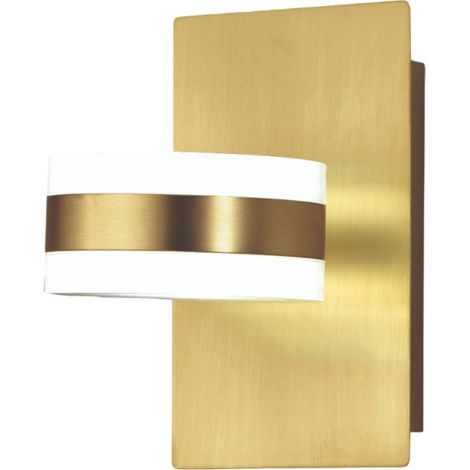 Dunk Applique Ottone Satinato Collezione DUNK Luce Calda Design Moderno 1 Luce (1/4)