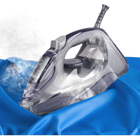 SOKANY Fer à vapeur pour vêtements avec cadran de thermostat de précision 2600 W Poignée plate ergonomique portable Plaque inférieure anti-rayures Capacité de tasse d'eau de 250 ml (1/5)