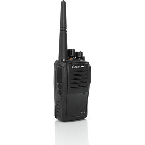 Midland G15 - PMR446 ricetrasmittente 8 canali 446.00625 - 446.09375 MHz Nero
