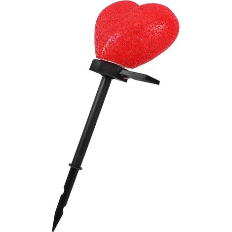 Lampe Solaire Forme De Cœur Pour Décoration Extérieure Piquet De Jardin (1/5)