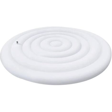 Couverture ronde pour spa 145 cm – PVC épais et résistant – Résistante aux intempéries – Valve de gonflage rapide (1/5)