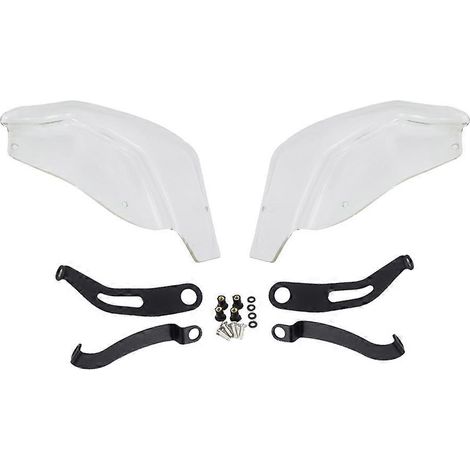 Accessoires moto - Pare-brise avant et arrière - Déflecteur d'air pour Yamaha MT-09 MT09 FZ09 2017 2018 2019 2020 - Avant blanc (1/5)