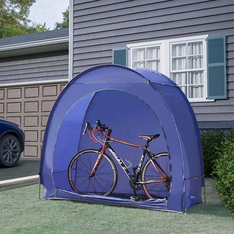 Carpa para 2 biciclitas Bergendal portátil 198x84x160cm - Azul [pro.tec]