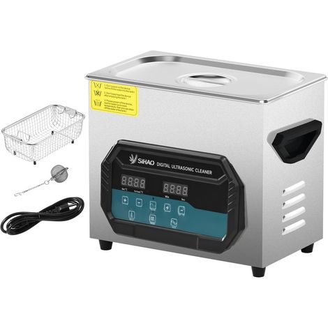 Accueil Nettoyeur à ultrasons 3L Machine à ultrasons multifonction portable pour un nettoyage polyvalent et efficace bleu (1/5)