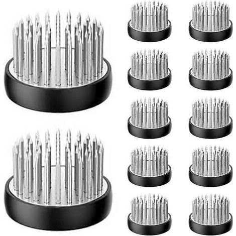 12 pièces 1 34inch Ikebana fleur Frogs inoxydable acier Floral Pin Holders pour Fresh fleurs plante Stems support (1/5)