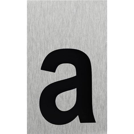 Targa per porta in alluminio a 100x60mm