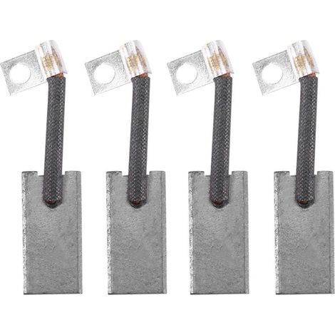 Kit de 4 balais de charbon et vis compatibles avec le démarreur-générateur à essence pour voiturette de golf Club Car EZ GO 101869302 (1/5)