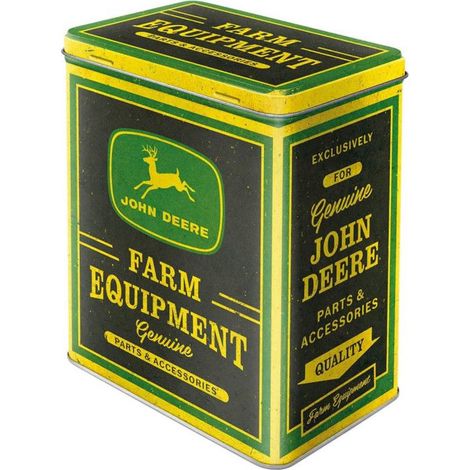 Boîte à café - Vintage - John Deere - Design rétro - 1,3L - Cadeau original