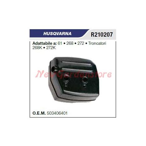 Marmitta silenziatore HUSQVARNA motosega 61 268 272  COMPATIBILE 503406401