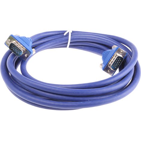 Câble VGA VGA vers VGA Mâle VGA Mâle VGA 3m Bleu ( Prix pour 1 )