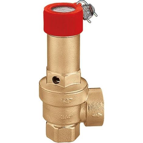 Valvola di sicurezza certificata inail 3/4 x 1 4bar caleffi 527540