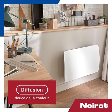 Radiateur à inertie sèche NOIROT RadNéo horizontal 1000W blanc — vue 3