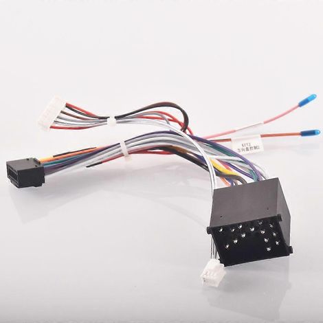 Adaptateur de faisceau de câblage stéréo autoradio 16 broches (système Android) compatible avec les séries 3 E46, 5 E39 et X5 E53. (1/5)