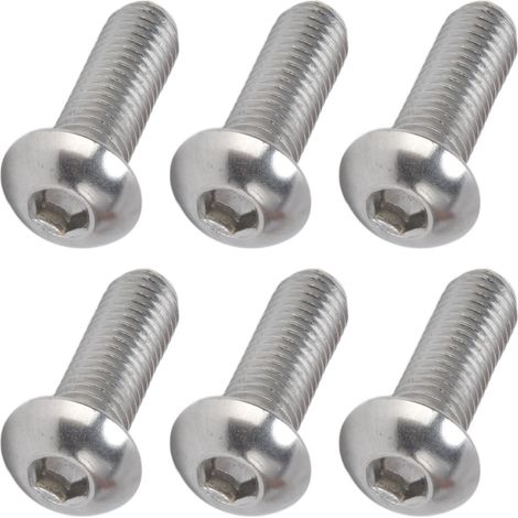 Kit de 30 vis à tête cylindrique à six pans creux en acier inoxydable A2 M10x1,5 à pas grossier (M10x30) (1/5)