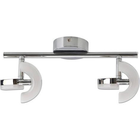 Plafonnier Spot LED 2 Lumières Applique Murale Orientable Design Moderne pour Salon et Chambre - PANGIVO (1/5)
