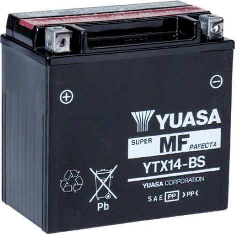 BATTERIA YUASA YTX14-BS 12V 12 Ah