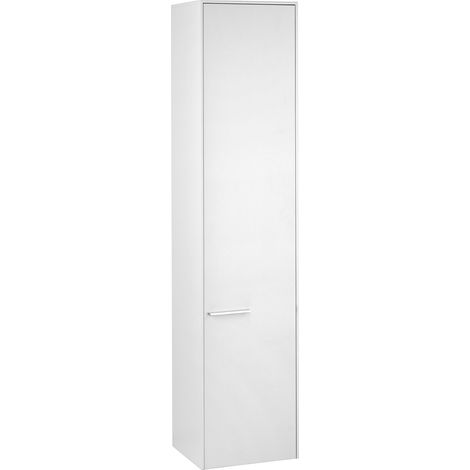 Armoire haute Keuco Royal 60 32130, charnière de porte à droite, dimensions extérieures 400 x 1810 x 400 mm, Corps/Avant: Blanc Mat - 32130430002 (1/2)