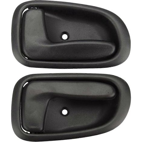 Poignée de porte intérieure noire, côté gauche/droite, avant/arrière, pour Toyota Corolla GEO PRIZM 1993 1994 1995 1996 1997 (1/5)