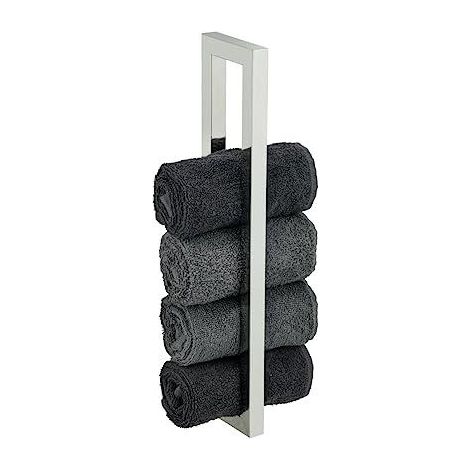 Wenko REITANI toallero plateado 40 cm acero inoxidable