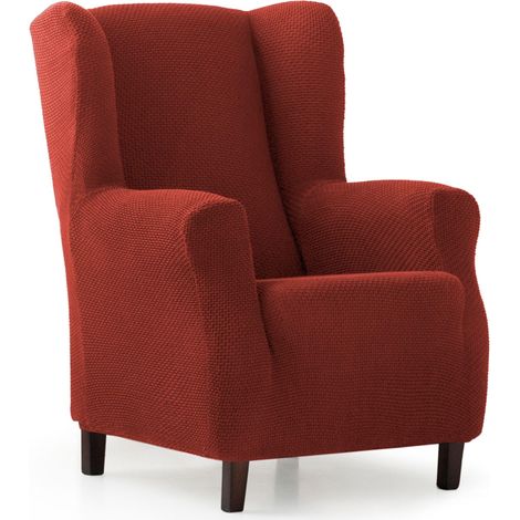 Housse de Fauteuil à Oreilles bi-élastique, Respirante et Protection complète - Housse de Fauteuil à Oreilles Couleur Facile à Installer avec des mousses de Fixation