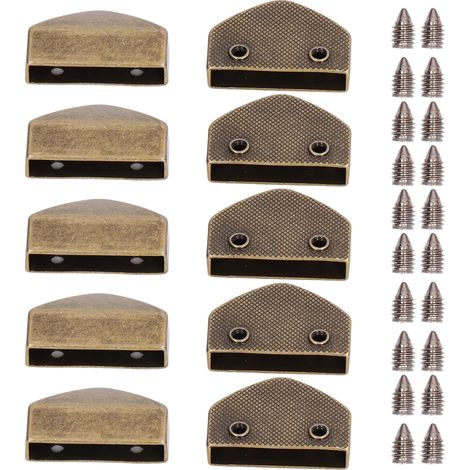 10 glänzende Reißverschlüsse, praktisches und dekoratives Taschenaccessoire für Koffer, Bronze (1/5)