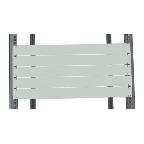 Panneau d'obturation 2U, 483 x 9mm, Gris ( Prix pour 1 )