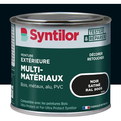 Vernice per esterni per legno, alluminio e PVC. SYNTILOR nero satinato 125 ml SYNTILOR (1/5)