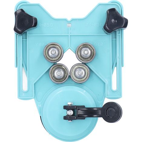 Localisateur de trous de carrelage de qualité industrielle, gabarit de guidage de scie réglable de 4 à 83 mm avec grande ventouse pour le verre (1/5)